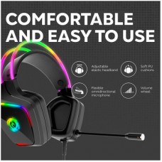 Навушники Canyon GH-9A Darkless Gaming 3.5 мм RGB Black (CND-SGHS9A) - Фото