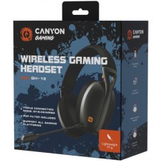 Наушники Canyon GH-13 Ego Wireless Gaming 7.1 Black (CND-SGHS13B) - Фото