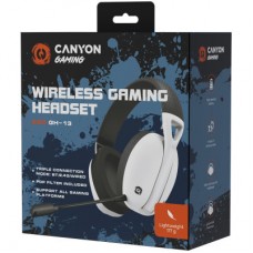Наушники Canyon GH-13 Ego Wireless Gaming 7.1 White (CND-SGHS13W) - Фото