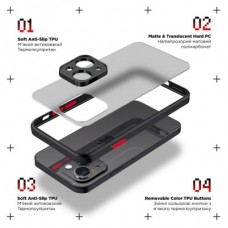 Чохол для мобільного телефона Armorstandart Frosted Matte Tecno Spark 10 Pro (KI7) Black (ARM70501) Чохол для мобільного телефона Armorstandart Frosted Matte Tecno Spark 10 Pro (KI7) Black (ARM70501) - Фото