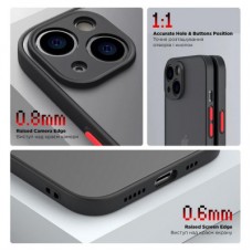 Чохол для мобільного телефона Armorstandart Frosted Matte Tecno Spark 10 Pro (KI7) Black (ARM70501) Чохол для мобільного телефона Armorstandart Frosted Matte Tecno Spark 10 Pro (KI7) Black (ARM70501) - Фото