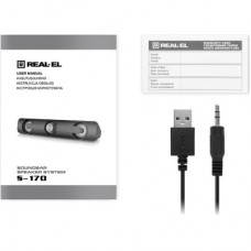 Акустическая система REAL-EL S-170 6Вт Black (EL121100013) - Фото