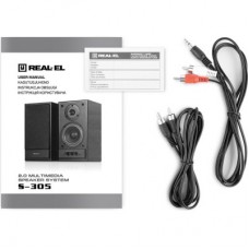 Акустична система REAL-EL S-305 Black (EL121200012) - Фото