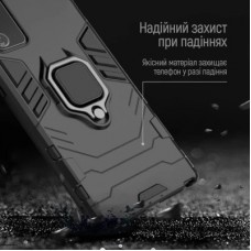 Чохол для мобільного телефона ColorWay AntiShock Magnet Ring Xiaomi Redmi 13C Blue (CW-CAMRXR13C-DB) - Фото