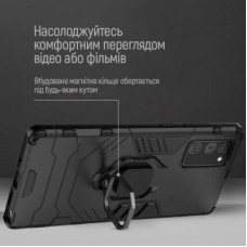 Чохол для мобільного телефона ColorWay AntiShock Magnet Ring Xiaomi Redmi 13C Blue (CW-CAMRXR13C-DB) - Фото