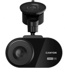 Відеореєстратор Canyon DVR25 WQHD 2.5K 1440p Wi-Fi Black (CND-DVR25) - Фото