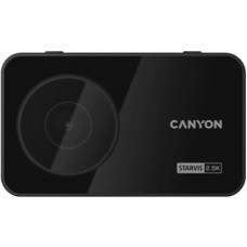 Відеореєстратор Canyon DVR25GPS WQHD 2.5K 1440p GPS Wi-Fi Black (CND-DVR25GPS) - Фото