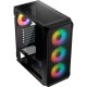 Корпус для ПК Logic concept PORTOS MESH+GLASS ARGB fans 4x120 mm BLACK (AT-PORTOS-10-0000000-0002)