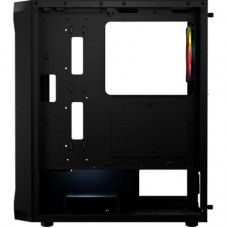 Корпус для ПК Logic concept PORTOS MESH+GLASS ARGB fans 4x120 mm BLACK (AT-PORTOS-10-0000000-0002) - Фото