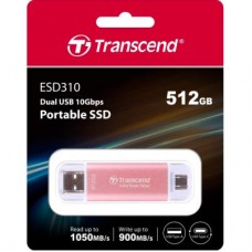 Накопичувач SSD USB 3.2 512 GB Transcend (TS512GESD310P) - Фото