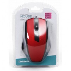 Мишка Omega OM-08 USB Red (OM08R) - Фото