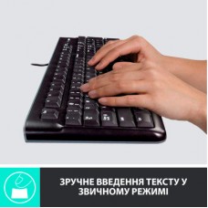 Комплект Logitech MK120 USB UA Black (920-002563) - Фото
