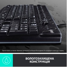 Комплект Logitech MK120 USB UA Black (920-002563) - Фото