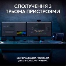 Клавіатура Logitech MX Keys S Plus Palmrest Wireless UA Graphite (920-011589) - Фото