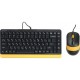 Комплект A4Tech F1110 USB Bumblebee (F1110 Bumblebee)