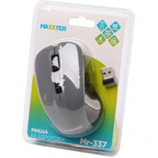 Мышка Maxxter Mr-337-Gr Wireless Gray (Mr-337-Gr) - Фото