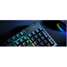 Клавіатура Razer BlackWidow V4 X Green Switch USB RU Black (RZ03-04700800-R3R1) - Фото