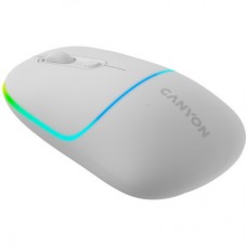Мышка Canyon MW-22 Dual Band RGB Wireless Snow White (CNS-CMSW22SW) - Фото