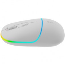 Мышка Canyon MW-22 Dual Band RGB Wireless Snow White (CNS-CMSW22SW) - Фото