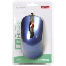 Мишка Omega OM-520 USB Blue (OM0520BL) - Фото