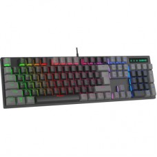 Клавіатура GamePro MK105B LED Red Switch USB Black (MK105R) - Фото