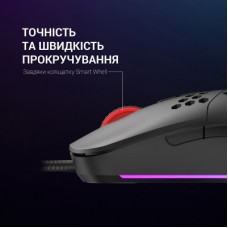 Мишка GamePro GM395 RGB USB Black (GM395) - Фото
