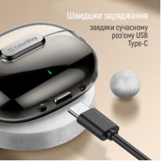 Наушники ColorWay Slim TWS-2 Earbuds Black (CW-TWS2BK) - Фото