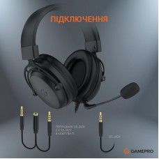 Навушники GamePro HS1050 Black (HS1050) - Фото