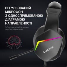 Наушники GamePro HS311 RGB Black/Red (HS311) - Фото