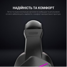 Наушники GamePro HS311 RGB Black/Red (HS311) - Фото