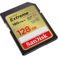 Картка пам'яті SanDisk 128 GB SD class 10 UHS-I Extreme (SDSDXVA-128G-GNCIN) Картка пам'яті SanDisk 128 GB SD class 10 UHS-I Extreme (SDSDXVA-128G-GNCIN) - Фото