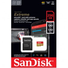 Картка пам'яті SanDisk 256 GB microSD class 10 UHS-I U3 Extreme (SDSQXAV-256G-GN6MA) Картка пам'яті SanDisk 256 GB microSD class 10 UHS-I U3 Extreme (SDSQXAV-256G-GN6MA) - Фото