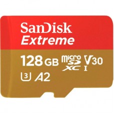 Картка пам'яті SanDisk 128 GB microSD class 10 UHS-I Extreme For Action Cams and Dro (SDSQXAA-128G-GN6AA) Картка пам'яті SanDisk 128 GB microSD class 10 UHS-I Extreme For Action Cams and Dro (SDSQXAA-128G-GN6AA) - Фото