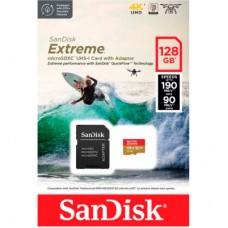 Картка пам'яті SanDisk 128 GB microSD class 10 UHS-I Extreme For Action Cams and Dro (SDSQXAA-128G-GN6AA) Картка пам'яті SanDisk 128 GB microSD class 10 UHS-I Extreme For Action Cams and Dro (SDSQXAA-128G-GN6AA) - Фото