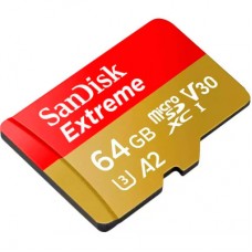 Картка пам'яті SanDisk 64 GB microSD class 10 UHS-I Extreme For Action Cams and Dro (SDSQXAH-064G-GN6AA) Картка пам'яті SanDisk 64 GB microSD class 10 UHS-I Extreme For Action Cams and Dro (SDSQXAH-064G-GN6AA) - Фото