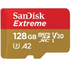 Карта памяти SanDisk 128GB microSD class 10 UHS-I U3 Extreme (SDSQXAA-128G-GN6MA)
