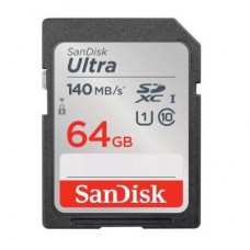 Карта памяти SanDisk 64GB SD class 10 UHS-I Extreme Ultra (SDSDUNB-064G-GN6IN)