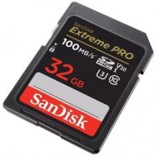 Картка пам'яті SanDisk 32GB SD class 10 UHS-I U3 V30 Extreme PRO (SDSDXXO-032G-GN4IN) Картка пам'яті SanDisk 32GB SD class 10 UHS-I U3 V30 Extreme PRO (SDSDXXO-032G-GN4IN) - Фото