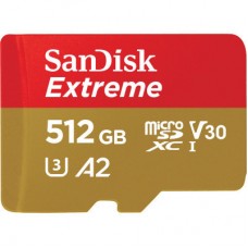 Картка пам'яті SanDisk 512GB microSD class 10 UHS-I U3 V30 Extreme (SDSQXAV-512G-GN6MA) Картка пам'яті SanDisk 512GB microSD class 10 UHS-I U3 V30 Extreme (SDSQXAV-512G-GN6MA) - Фото