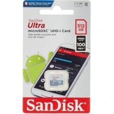 Картка пам'яті SanDisk 512GB microSDXC class 10 UHS-I Ultra (SDSQUNR-512G-GN3MN) Картка пам'яті SanDisk 512GB microSDXC class 10 UHS-I Ultra (SDSQUNR-512G-GN3MN) - Фото