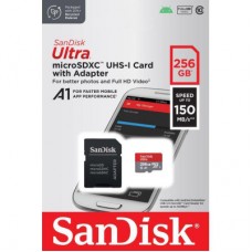 Картка пам'яті SanDisk 256 GB microSDXC class 10 UHS-I Ultra (SDSQUAC-256G-GN6MA) Картка пам'яті SanDisk 256 GB microSDXC class 10 UHS-I Ultra (SDSQUAC-256G-GN6MA) - Фото