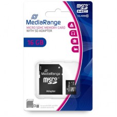 Картка пам'яті Mediarange 16 GB microSD class 10 (MR958) - Фото
