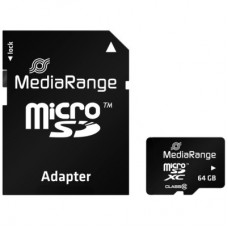Картка пам'яті Mediarange 64GB microSD class 10 (MR955) - Фото