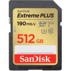 Карта памяти SanDisk 512GB SDXC class 10 UHS-I Extreme Plus (SDSDXWV-512G-GNCIN)