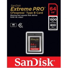 Карта памяти SanDisk 64GB CFexpress Extreme Pro (SDCFE-064G-GN4NN) Карта памяти SanDisk 64GB CFexpress Extreme Pro (SDCFE-064G-GN4NN) - Фото