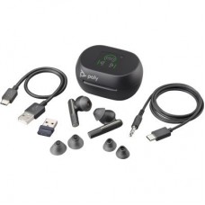 Наушники Poly Voyager Free 60+ Earbuds + BT700A + TSCHC Black (7Y8G3AA) - Фото