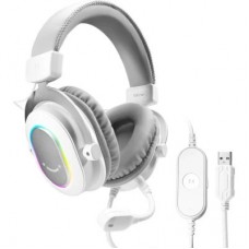 Наушники Fifine H6 RGB 7.1 White (H6W) - Фото