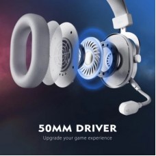 Наушники Fifine H6 RGB 7.1 White (H6W) - Фото