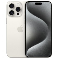 Мобільний телефон Apple iPhone 15 Pro Max 512 Gb White Titanium (REF A) BREEZY (2AMU7D3) - Фото