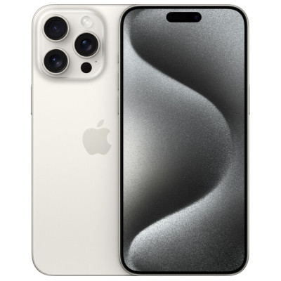Мобільний телефон Apple iPhone 15 Pro Max 512 Gb White Titanium (REF A) BREEZY (2AMU7D3)